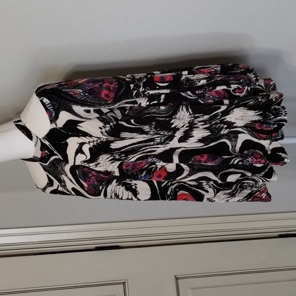 Free People Drift Away open  shoulder size small balloon sleeve blouse relaxed - Picture 3 of 10